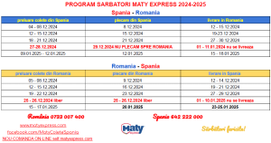program sarbatori